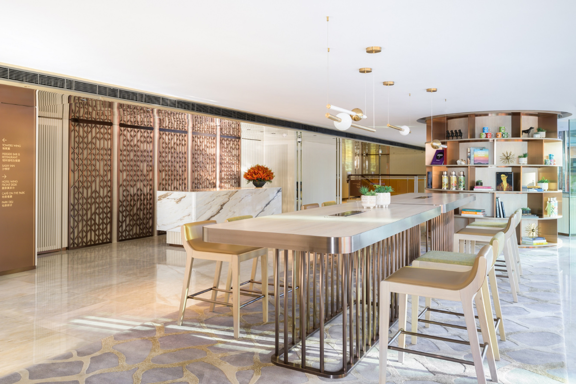 园景翼酒店大堂休憩处